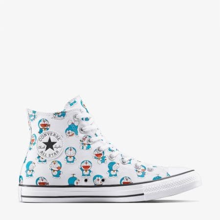 کتونی کانورس آل استار x Doraemon Chuck Taylor All Star سفید مردانه و زنانه اورجینال