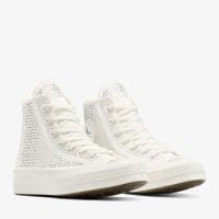 کتونی کانورس آل استار x Swarovski Chuck 70 سفید زنانه اورجینال