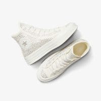 کتونی کانورس آل استار x Swarovski Chuck 70 سفید زنانه اورجینال