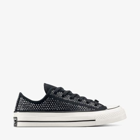 کتونی کانورس آل استار x Swarovski Chuck 70 مشکی مردانه و زنانه اورجینال
