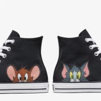 کتونی کانورس آل استار x Tom & Jerry Chuck Taylor All Star مشکی مردانه و زنانه اورجینال