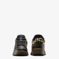 کتونی کانورس Weapon Leopard Print Pony Hair مشکی چرمی مردانه و زنانه اورجینال