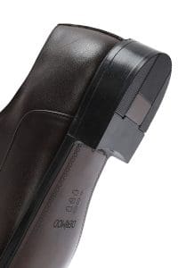 کفش رسمی مردانه قهوه‌ای چرمی بنددار دری مد