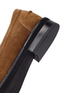 کفش لوفر زنانه خاکستری جیر دری مد