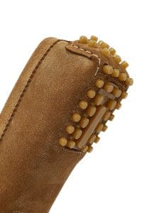 کفش لوفر زنانه خاکی جیر دری مد