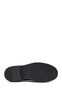 کفش لوفر زنانه مشکی بنددار دری مد