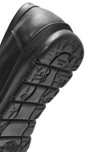 کفش لوفر زنانه مشکی چرمی بنددار راحتی دری مد