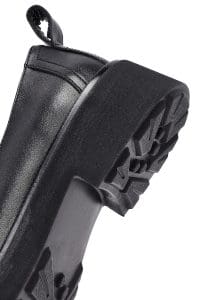 کفش لوفر زنانه مشکی چرمی دری مد