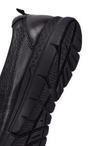 کفش لوفر زنانه مشکی چرمی راحتی دری مد