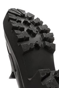 کفش لوفر زنانه مشکی چرمی پاشنه ضخیم دری مد