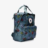 کوله‌پشتی سبز گلدار کانورس Floral Square مردانه و زنانه اورجینال