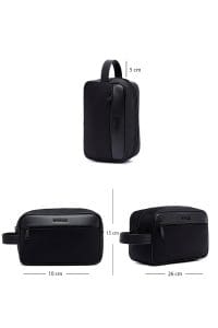 کیف دستی پارچه‌ای مردانه مشکی مینی D-Pack دری مد