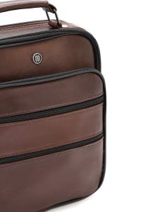 کیف دستی چرمی بند بلند مردانه قهوه‌ای دری مد