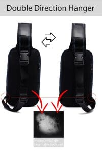 کیف دوشی مردانه سرمه‌ای D-Pack دری مد