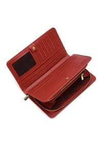 کیف پول قرمز زنانه دری مد