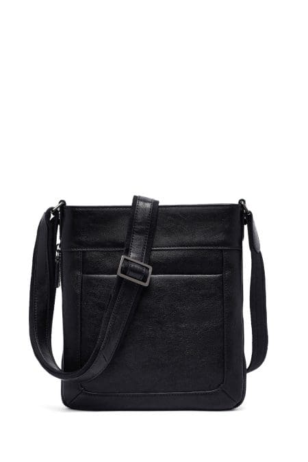 کیف کراس بادی چرمی مردانه مشکی بند بلند دری مد