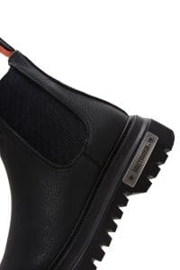 Harley Davidson Kadın Siyah Mourir Deri Chelsea Bot