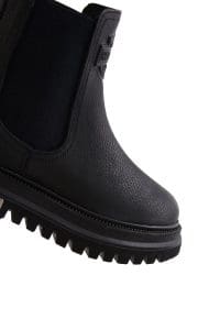 Harley Davidson Kadın Siyah Mourir Deri Chelsea Bot