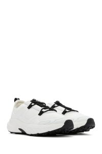 ACBC x DERIMOD کتونی زنونه پارچه‌ای سفید بنددار با زیره ضخیم