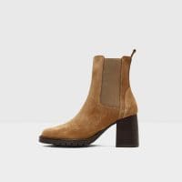 بوت زنانه بژ پاشنه‌دار چرم بژ آلدو NARITA-TR – ALDO