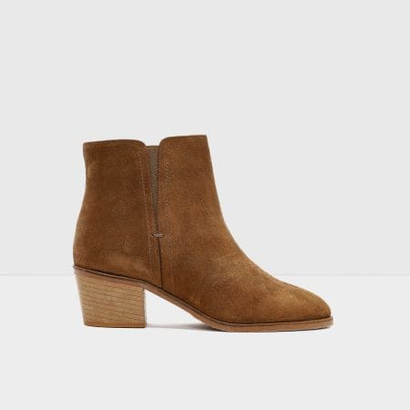 بوت زنانه قهوه‌ای چرم بژ آلدو LARISSI-TR – ALDO