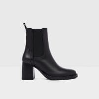 بوت زنانه مشکی پاشنه‌دار چرم بژ آلدو NARITA-TR – ALDO