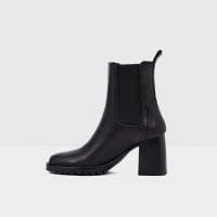 بوت زنانه مشکی پاشنه‌دار چرم بژ آلدو NARITA-TR – ALDO