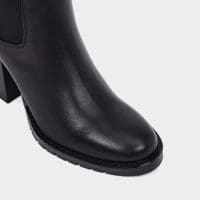 بوت زنانه مشکی پاشنه‌دار چرم بژ آلدو NARITA-TR – ALDO