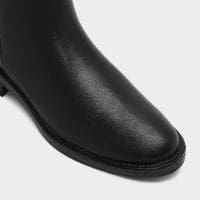 بوت زنانه مشکی چرم بژ آلدو LESIDI-TR – ALDO