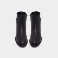 بوت زنانه مشکی چرم بژ آلدو LESIDI-TR – ALDO