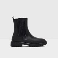 بوت زنانه مشکی چرم بژ بدون پاشنه آلدو IYO-TR – ALDO