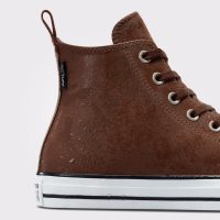 بوت کانورس آل‌استار Chuck Taylor All Star قهوه‌ای مردانه و زنانه چرم