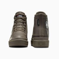 بوت کانورس آل‌استار Chuck Taylor All Star Equip قهوه‌ای مردانه و زنانه چرم ضدآب