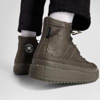 بوت کانورس آل‌استار Chuck Taylor All Star Equip قهوه‌ای مردانه و زنانه چرم ضدآب