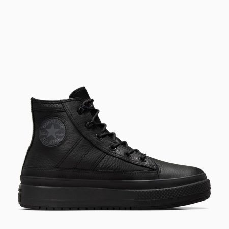 بوت کانورس آل‌استار Chuck Taylor All Star Equip مشکی مردانه و زنانه چرم ضدآب