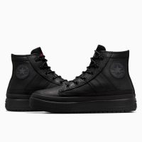 بوت کانورس آل‌استار Chuck Taylor All Star Equip مشکی مردانه و زنانه چرم ضدآب