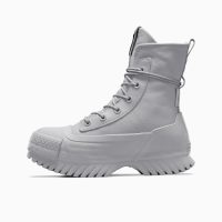 بوت کانورس آل‌استار Chuck Taylor All Star Lugged 2.0 CC XHi طوسی مردانه و زنانه چرم لژدار ضدآب