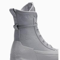 بوت کانورس آل‌استار Chuck Taylor All Star Lugged 2.0 CC XHi طوسی مردانه و زنانه چرم لژدار ضدآب