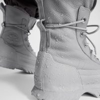 بوت کانورس آل‌استار Chuck Taylor All Star Lugged 2.0 CC XHi طوسی مردانه و زنانه چرم لژدار ضدآب