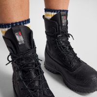 بوت کانورس آل‌استار Chuck Taylor All Star Lugged 2.0 CC XHi مشکی مردانه و زنانه چرم لژدار ضدآب