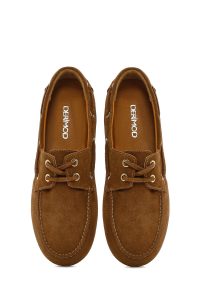 لوفر زنانه ویزون بند دار جیر چرم دری مد