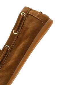 لوفر زنانه ویزون بند دار جیر چرم دری مد