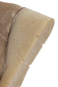 نیم بوت زنانه جیر ویزون زیپ‌دار لژدار دری مد