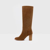 چکمه زنانه چرم عسلی NAGOYA-TR – ALDO