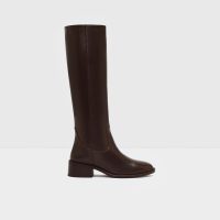 چکمه زنانه چرم قهوه‌ای MUTSU-TR – ALDO