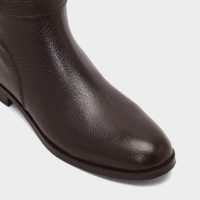 چکمه زنانه چرم قهوه‌ای YACHIO-TR – ALDO