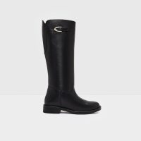 چکمه زنانه چرم مشکی MEDELE-TR – ALDO