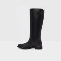 چکمه زنانه چرم مشکی MEDELE-TR – ALDO