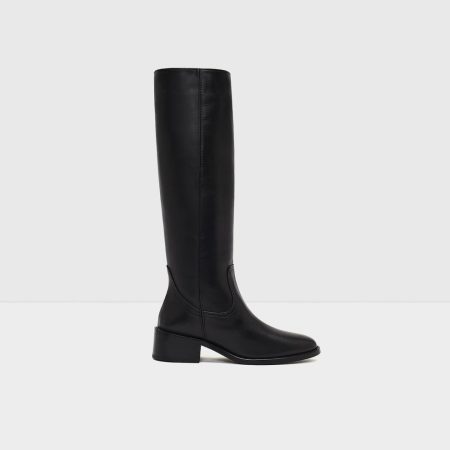 چکمه زنانه چرم مشکی MUTSU-TR – ALDO