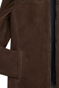 کت جیر مردانه رنگ قهوه‌ای یقه دیپلمات جذب Neymar دری مد